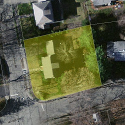 68 Olde Field Rd, Newton, MA 02459 aerial view