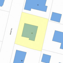 18 Barnes Rd, Newton, MA 02458 plot plan