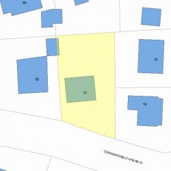 59 Commonwealth Park, Newton, MA 02459 plot plan