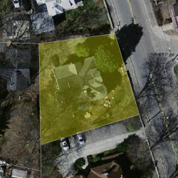 161 Walnut St, Newton, MA 02460 aerial view