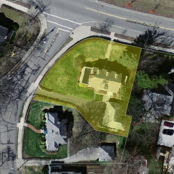 882 Commonwealth Ave, Newton, MA 02459 aerial view