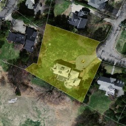 45 Lansing Rd, Newton, MA 02465 aerial view