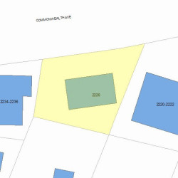 2226 Commonwealth Ave, Newton, MA 02466 plot plan