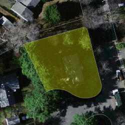 102 Hanson Rd, Newton, MA 02459 aerial view