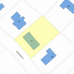 60 Peregrine Rd, Newton, MA 02459 plot plan