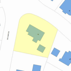14 Victoria Cir, Newton, MA 02459 plot plan
