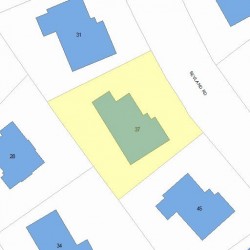 37 Sevland Rd, Newton, MA 02459 plot plan