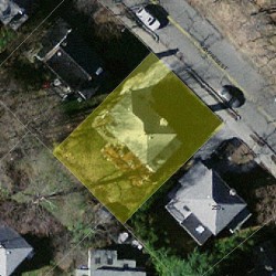 249 Cypress St, Newton, MA 02459 aerial view