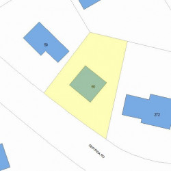 60 Dwhinda Rd, Newton, MA 02468 plot plan