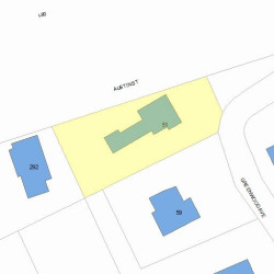 51 Greenwood Ave, Newton, MA 02465 plot plan