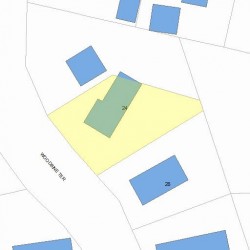 24 Woodbine Ter, Newton, MA 02466 plot plan