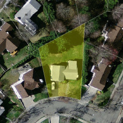 7 Deborah Rd, Newton, MA 02459 aerial view