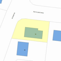 30 Kilburn Rd, Newton, MA 02465 plot plan