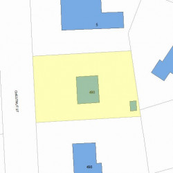 490 Chestnut St, Newton, MA 02468 plot plan