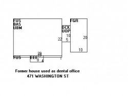 471 Washington St, Newton, MA 02458 floor plan