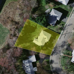 65 Levbert Rd, Newton, MA 02459 aerial view