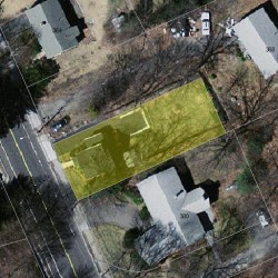 374 Winchester St, Newton, MA 02461 aerial view