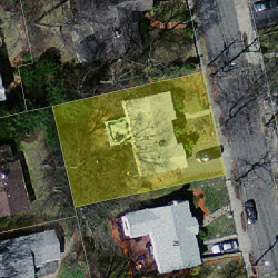 19 Park Dr, Newton, MA 02461 aerial view