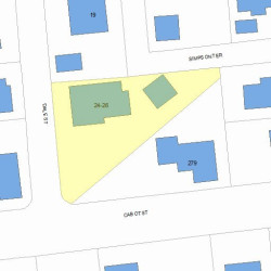 24 Dale St, Newton, MA 02460 plot plan