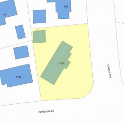 1095 Commonwealth Ave, Newton, MA 02459 plot plan