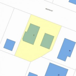 8 Selden St, Newton, MA 02468 plot plan