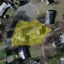 24 Timson Path, Newton, MA 02459 aerial view