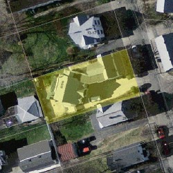 19 Faxon St, Newton, MA 02458 aerial view
