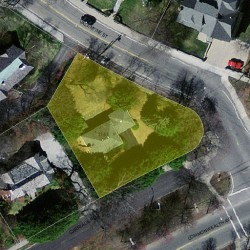 1141 Commonwealth Ave, Newton, MA 02465 aerial view