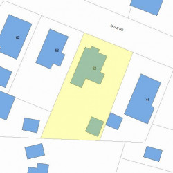 52 Page Rd, Newton, MA 02460 plot plan