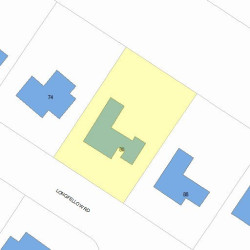 80 Longfellow Rd, Newton, MA 02462 plot plan