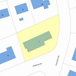 3 Nardone Rd, Newton, MA 02459 plot plan