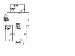 66 Forest St, Newton, MA 02461 floor plan