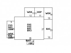877 Chestnut St, Newton, MA 02468 floor plan