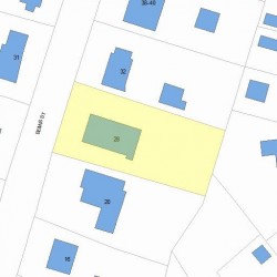 28 Bemis St, Newton, MA 02460 plot plan