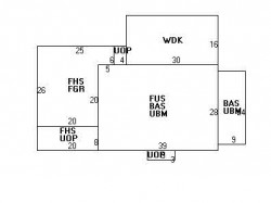 65 Gordon Rd, Newton, MA 02468 floor plan