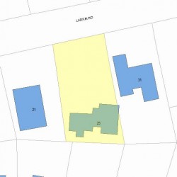 25 Larkin Rd, Newton, MA 02465 plot plan