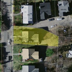 12 Sumner St, Newton, MA 02459 aerial view