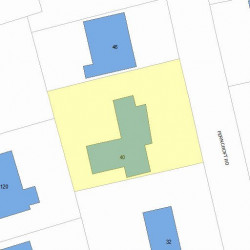40 Ferncroft Rd, Newton, MA 02468 plot plan