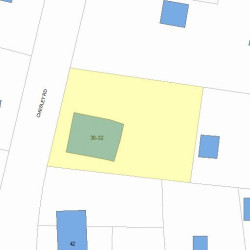 32 Chesley Rd, Newton, MA 02459 plot plan