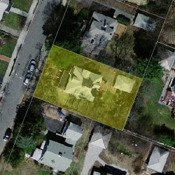 16 Bradford Rd, Newton, MA 02461 aerial view