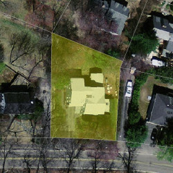 580 Quinobequin Rd, Newton, MA 02468 aerial view