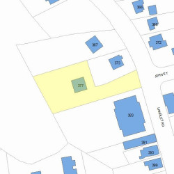 377 Langley Rd, Newton, MA 02459 plot plan
