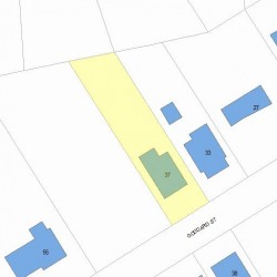 37 Goddard St, Newton, MA 02461 plot plan