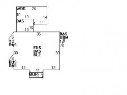 75 Clinton Pl, Newton, MA 02459 floor plan