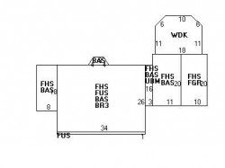 17 Cedar St, Newton, MA 02459 floor plan