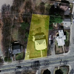 45 Auburn St, Newton, MA 02465 aerial view