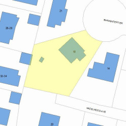 18 Parmenter Ter, Newton, MA 02465 plot plan