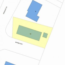 60 Parker Ter, Newton, MA 02459 plot plan