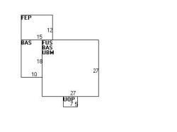 15 Claremont St, Newton, MA 02458 floor plan