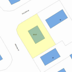 85 Harding St, Newton, MA 02465 plot plan